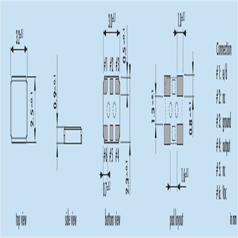 Jauch晶振,O 40.0-JO33H-E-3.3-1-T2,高穩定性晶振,6G無線網絡晶振
