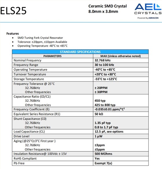 ELS25規格
