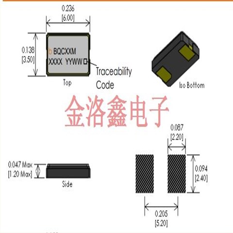 BQCSP–125MF–BCDAT,軍事應用晶振,Bliley高品質晶振,6035晶振