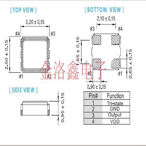 OXEIDLJANF-0.032768,Taitien晶體振蕩器,臺產晶振,可穿戴設備晶振