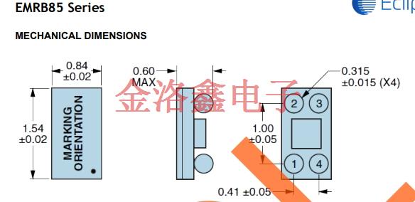 EMK41H2H-106.250M,醫用設備晶振,EMK41晶振,1.8V貼片晶振