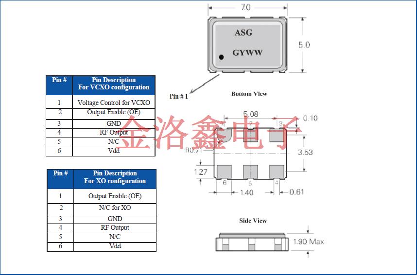 ASG-C 7050 XO OSC